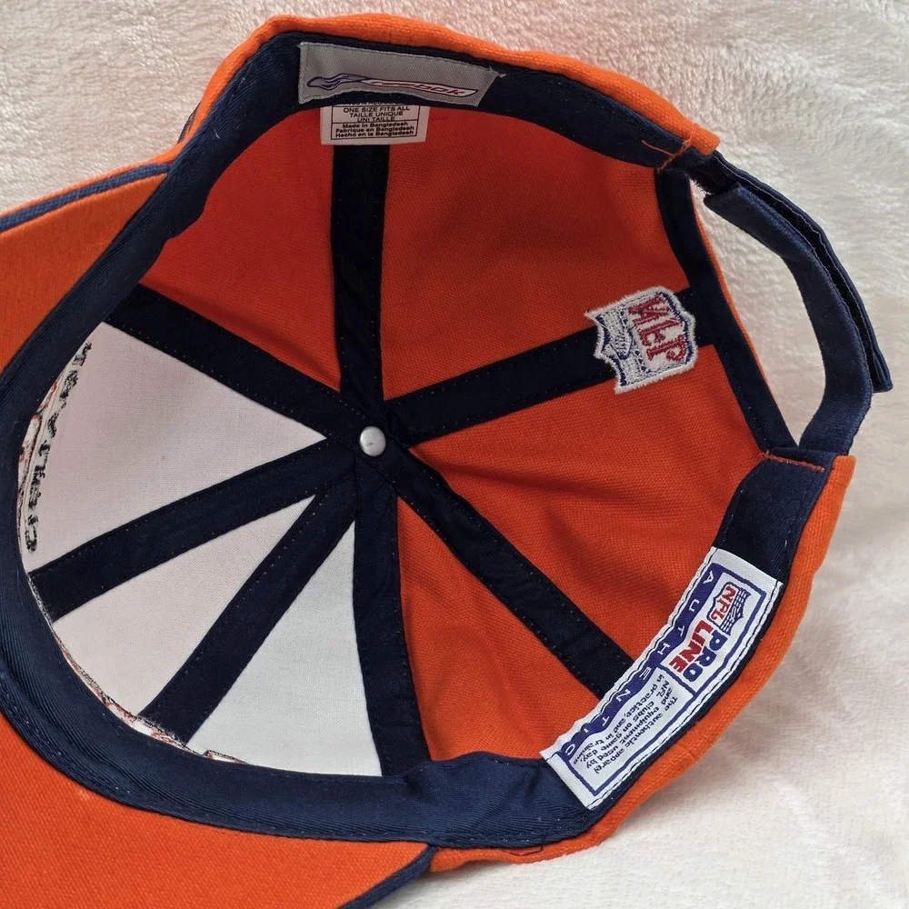 Denver Broncos Hat Cap Strap Back Mens One Size‎ Orange Blue NFL Football Reebok